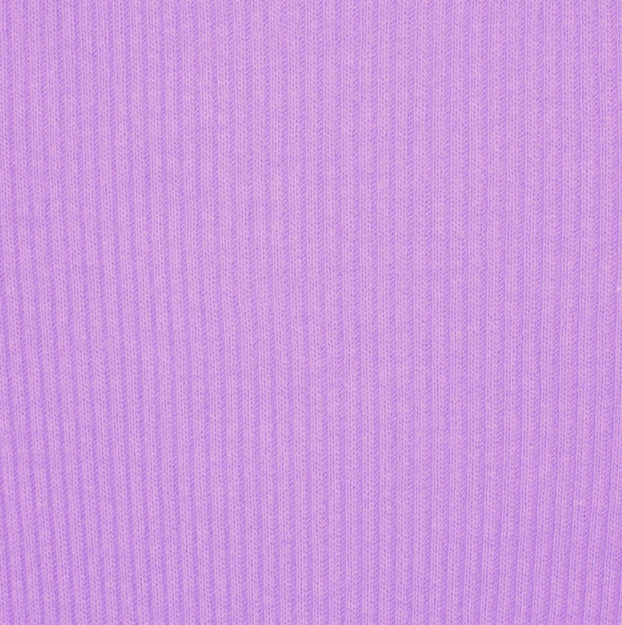 cotton rib t-shirt - lilac