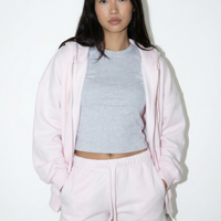 blossom pink fleece jacket